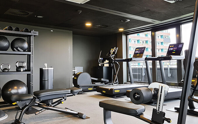 Intégration du centre de fitness SANA Hôtel Berlin